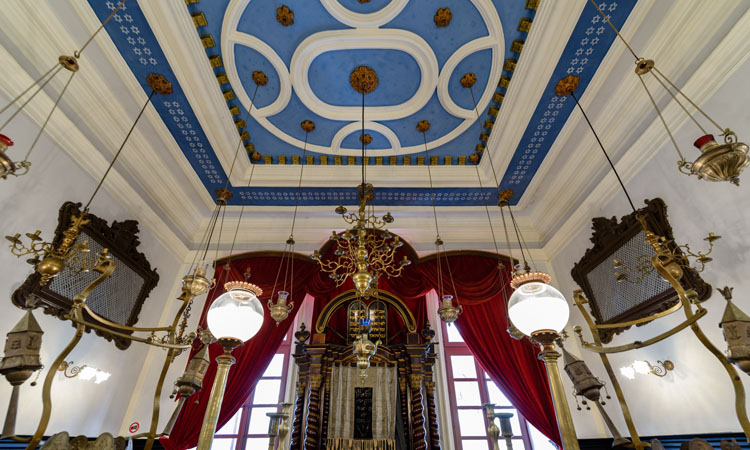 Synagogue ceiling
